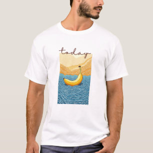 T-shirt d'art calm Horizon Valley Line