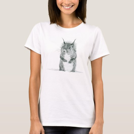 T-shirt d'Art Cute Squirrel (Devant)