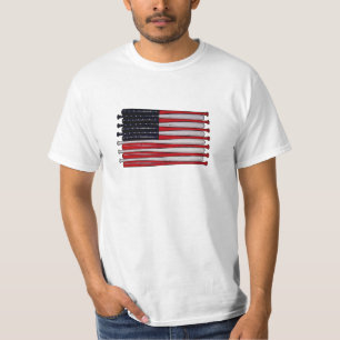 T-shirt d'art de bruit de batte de baseball de