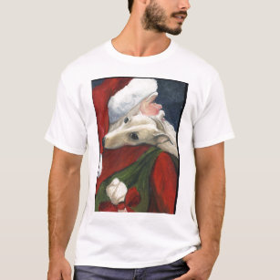 T-shirt d'art de chien de "lévrier et de Père
