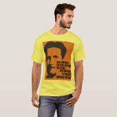 T-shirt d'art de George Orwell (Devant entier)