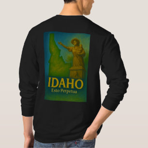 T-Shirt d'art de l'État de l'Idaho -