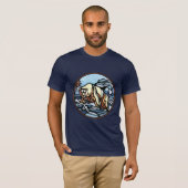 T-shirt d'art de l'ours tribal Bear Claw, chemises (Devant entier)