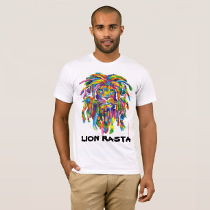 T-shirt d'art de Rasta Rastafarian Dreadlocks de