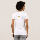 T-shirt d'art : Dessin d'été de plage de (Dos entier)