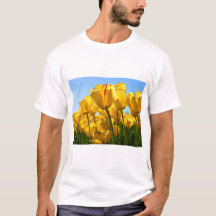 T-Shirt d'Art Floral Coloré