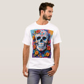 T-shirt d'art floral pour Creativ (Devant entier)