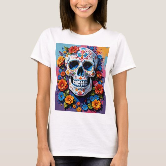 T-shirt d'art floral pour Creativ (Devant)