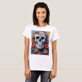 T-shirt d'art floral pour Creativ (Devant entier)