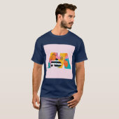 T-Shirt d'art initial M (Devant entier)