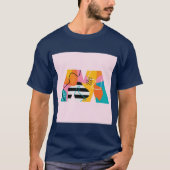 T-Shirt d'art initial M (Devant)
