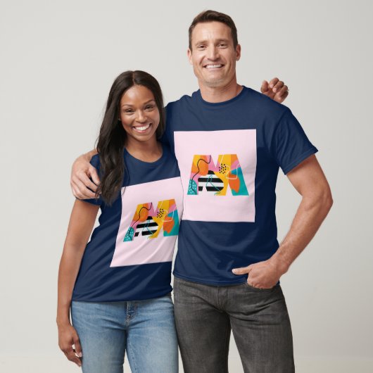 T-Shirt d'art initial M (Unisexe)