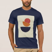 T-SHIRT D'ART MODERNE ET COLORÉ ABSTRAIT (Devant)
