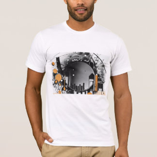 T-shirt d'art numérique 3D coloré | Ajustement par