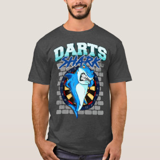 T-shirt Dart Team Player Shark Dartboard Darts Citation