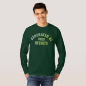 T-shirt d'art texte avec design simple et propre (Devant entier)