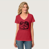 T-shirt d'art tribal Vancouver Souvenir Totem Shir (Devant entier)