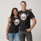 T-shirt Dartboard Skeleton Darts Player (Unisexe)