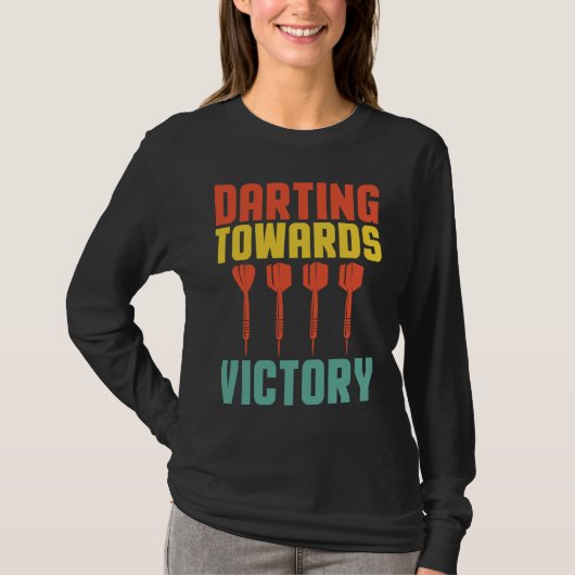 T-shirt Darting Towards Victory Bullseye Dar for Teams (Devant)