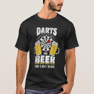 T-shirt Darts And Bee C'est pourquoi je suis ici Dart Play