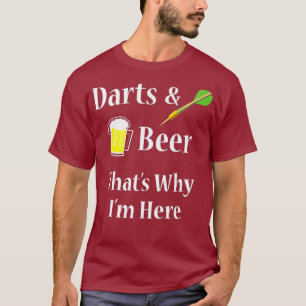 T-shirt Darts Beer Funny pour Dart Player Premium