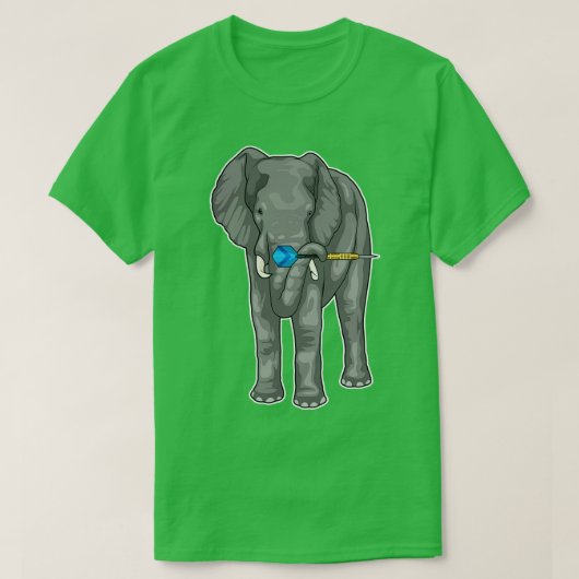 T-shirt Darts Eléphants (Design devant)