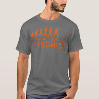 T-shirt Darts Evolution Darts Player Cadeau
