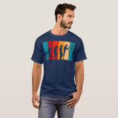 T-shirt Darts Evolution Funny Retro Dart Joueurs Cool (Devant entier)
