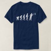 T-shirt Darts Human Evolution to Dart Player (Design devant)