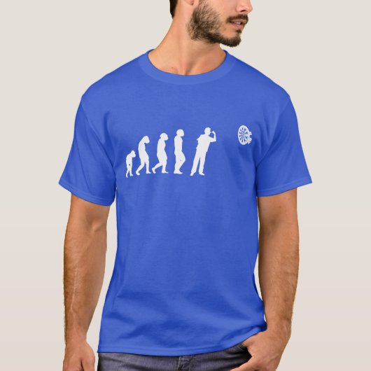T-shirt Darts jeu Dartboards jeu Evolution Dartsgamer (Devant)