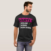 T-shirt Darts Joueur Drôle Darts Dit (Devant entier)