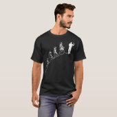 T-shirt Darts Joueur Évolution de l'équipe (Devant entier)