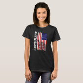 T-shirt Darts Player USA American Flag (Devant entier)