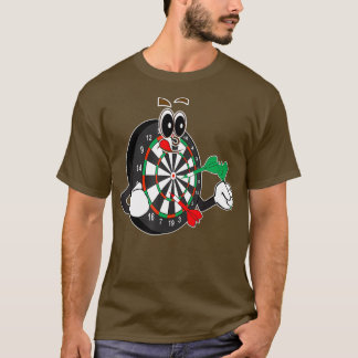 T-shirt Dartsport - Dartboard avec visage
