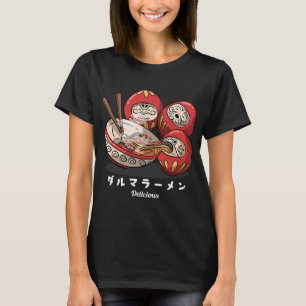 T-shirt Daruma Dharma Ramen Ramen Délicieux Ramen Amateurs