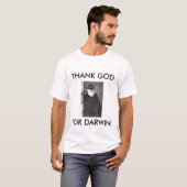 T-shirt darwin1, REMERCIENT UN DIEU, DE DARWIN (Devant entier)