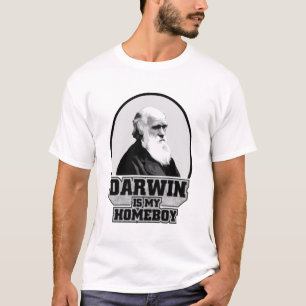 T-shirt Darwin est ma chemise   d'athée de Homeboy
