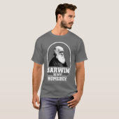 T-shirt Darwin est mon Homeboy (Devant entier)