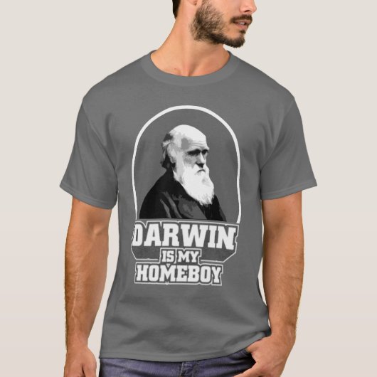 T-shirt Darwin est mon Homeboy (Devant)