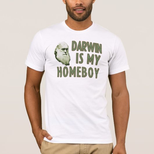 T-shirt Darwin est mon Homeboy (Devant)