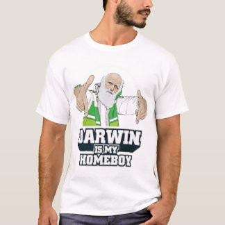 T-shirt Darwin est mon Homeboy (polychrome)