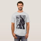 T-shirt Darwin est une singe (Devant entier)