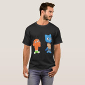 T-shirt Darwin et Gumball (Devant entier)