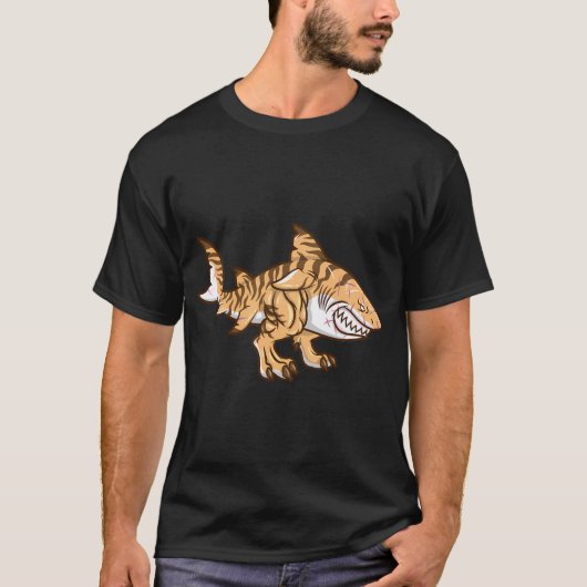 T-shirt Darwin le requin (Devant)