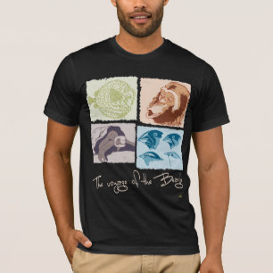 T-shirt Darwin, The Voyage of the Beagle