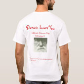 T-shirt Darwin vous aime (Dos)