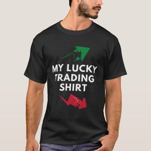 T-shirt Das ist mein Glücklicher Trader   Day Trader s (Devant)