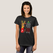 T-shirt Dasher Dancer Prancer Alcool Dasher Dasher Dance f (Devant entier)