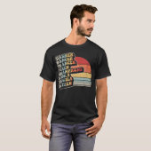 T-shirt Dasher Dancer Prancer Vixen Champagne Vodka Tequil (Devant entier)