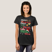 T-shirt Dasher Dancer Prancer Vixen Moscato Vodka Tequila (Devant entier)
